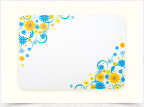 ランチョンマット【フラワーシャワー】