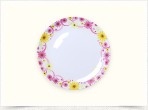 プレート（M）【フラワーシャワー】